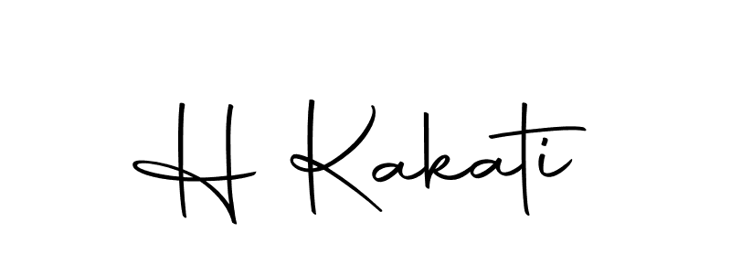 The best way (Autography-DOLnW) to make a short signature is to pick only two or three words in your name. The name H Kakati include a total of six letters. For converting this name. H Kakati signature style 10 images and pictures png