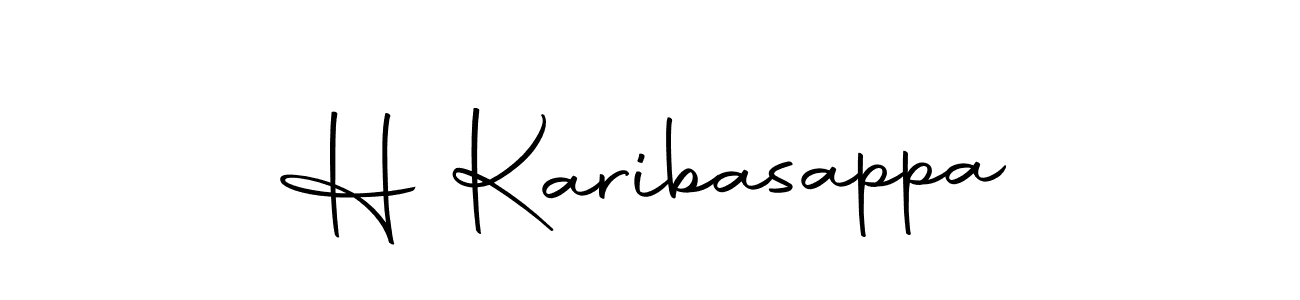 Make a beautiful signature design for name H Karibasappa. With this signature (Autography-DOLnW) style, you can create a handwritten signature for free. H Karibasappa signature style 10 images and pictures png