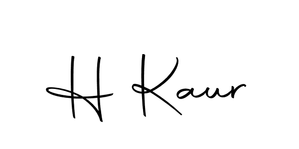 How to make H Kaur signature? Autography-DOLnW is a professional autograph style. Create handwritten signature for H Kaur name. H Kaur signature style 10 images and pictures png