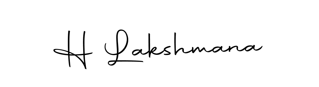 You should practise on your own different ways (Autography-DOLnW) to write your name (H Lakshmana) in signature. don't let someone else do it for you. H Lakshmana signature style 10 images and pictures png