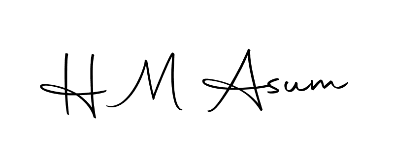 if you are searching for the best signature style for your name H M Asum. so please give up your signature search. here we have designed multiple signature styles  using Autography-DOLnW. H M Asum signature style 10 images and pictures png