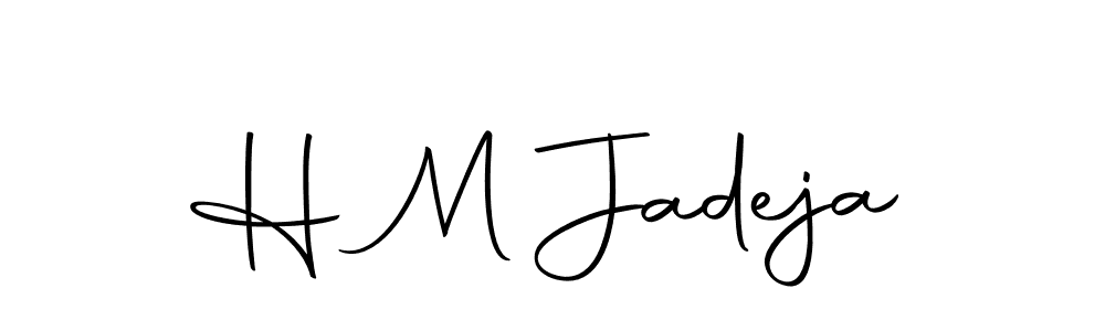 You can use this online signature creator to create a handwritten signature for the name H M Jadeja. This is the best online autograph maker. H M Jadeja signature style 10 images and pictures png