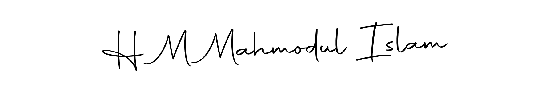 H M Mahmodul Islam stylish signature style. Best Handwritten Sign (Autography-DOLnW) for my name. Handwritten Signature Collection Ideas for my name H M Mahmodul Islam. H M Mahmodul Islam signature style 10 images and pictures png