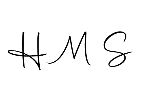 Create a beautiful signature design for name H M S. With this signature (Autography-DOLnW) fonts, you can make a handwritten signature for free. H M S signature style 10 images and pictures png