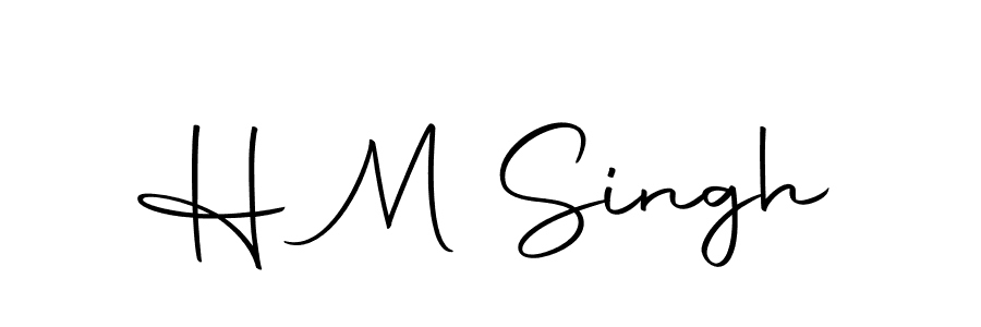 Make a beautiful signature design for name H M Singh. Use this online signature maker to create a handwritten signature for free. H M Singh signature style 10 images and pictures png