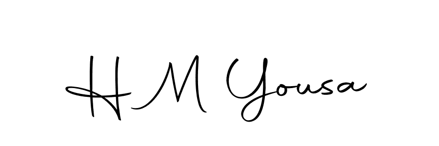 if you are searching for the best signature style for your name H M Yousa. so please give up your signature search. here we have designed multiple signature styles  using Autography-DOLnW. H M Yousa signature style 10 images and pictures png