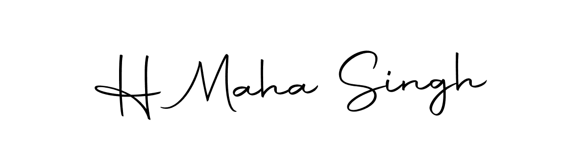 Make a beautiful signature design for name H Maha Singh. With this signature (Autography-DOLnW) style, you can create a handwritten signature for free. H Maha Singh signature style 10 images and pictures png