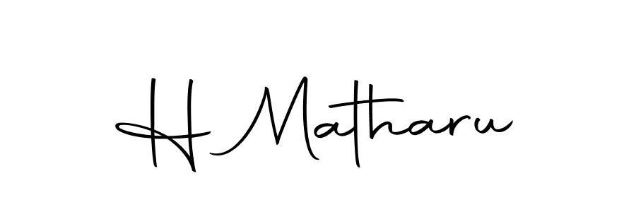 The best way (Autography-DOLnW) to make a short signature is to pick only two or three words in your name. The name H Matharu include a total of six letters. For converting this name. H Matharu signature style 10 images and pictures png