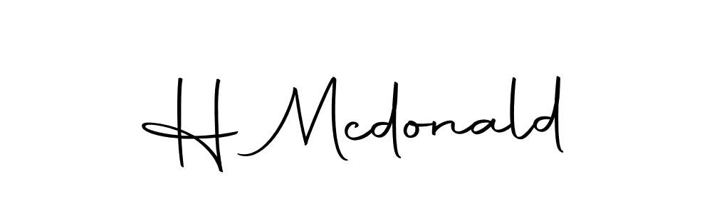 Make a beautiful signature design for name H Mcdonald. Use this online signature maker to create a handwritten signature for free. H Mcdonald signature style 10 images and pictures png