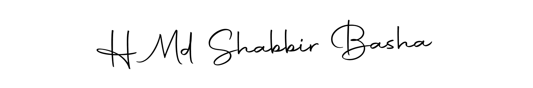 if you are searching for the best signature style for your name H Md Shabbir Basha. so please give up your signature search. here we have designed multiple signature styles  using Autography-DOLnW. H Md Shabbir Basha signature style 10 images and pictures png