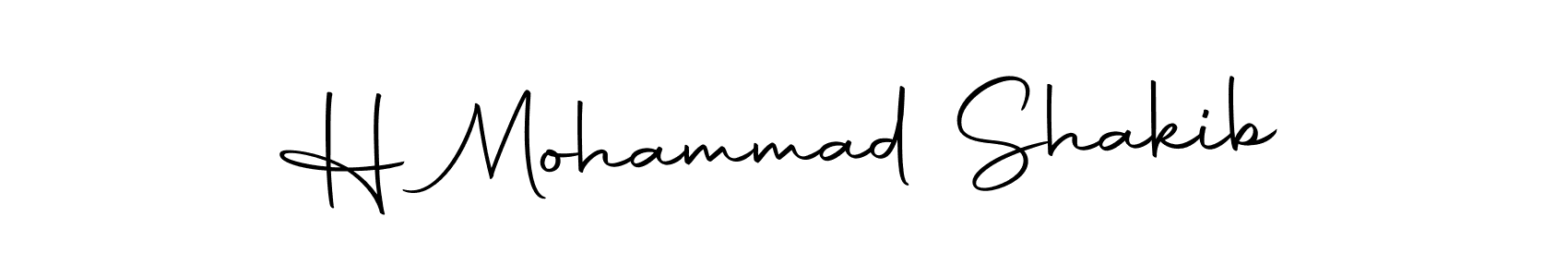 Design your own signature with our free online signature maker. With this signature software, you can create a handwritten (Autography-DOLnW) signature for name H Mohammad Shakib. H Mohammad Shakib signature style 10 images and pictures png