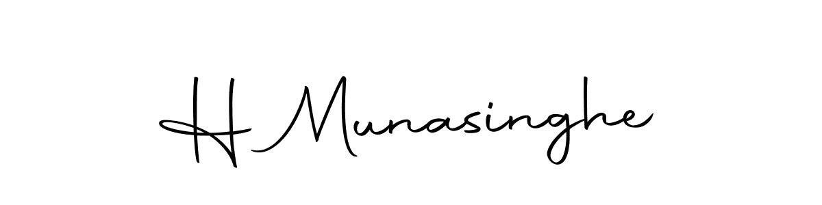 Make a beautiful signature design for name H Munasinghe. With this signature (Autography-DOLnW) style, you can create a handwritten signature for free. H Munasinghe signature style 10 images and pictures png