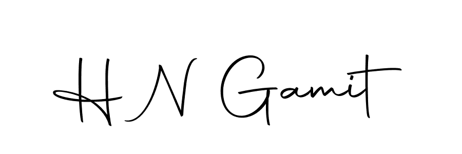 Also we have H N Gamit name is the best signature style. Create professional handwritten signature collection using Autography-DOLnW autograph style. H N Gamit signature style 10 images and pictures png