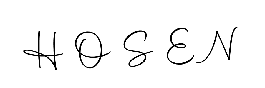 You should practise on your own different ways (Autography-DOLnW) to write your name (H O S E N) in signature. don't let someone else do it for you. H O S E N signature style 10 images and pictures png