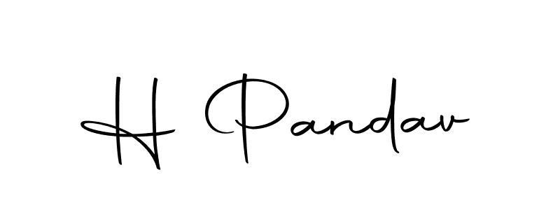H Pandav stylish signature style. Best Handwritten Sign (Autography-DOLnW) for my name. Handwritten Signature Collection Ideas for my name H Pandav. H Pandav signature style 10 images and pictures png