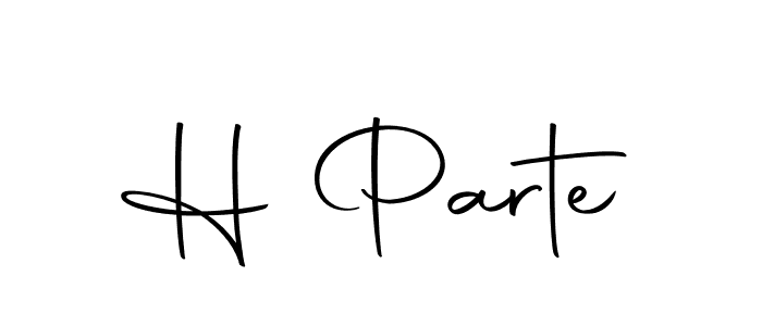 The best way (Autography-DOLnW) to make a short signature is to pick only two or three words in your name. The name H Parte include a total of six letters. For converting this name. H Parte signature style 10 images and pictures png