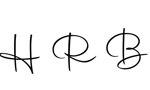 Create a beautiful signature design for name H R B. With this signature (Autography-DOLnW) fonts, you can make a handwritten signature for free. H R B signature style 10 images and pictures png