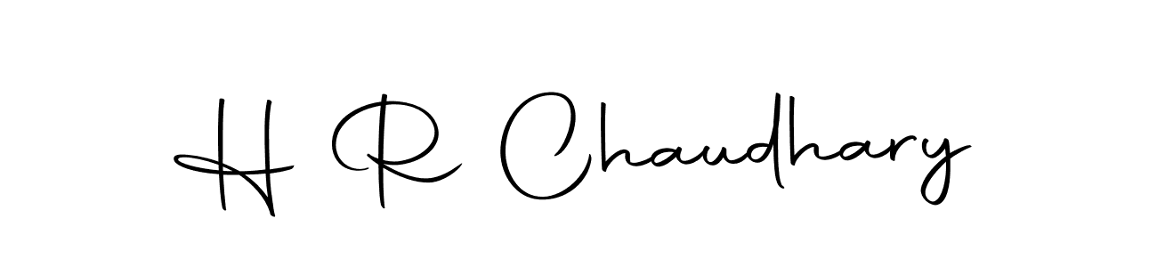 Make a beautiful signature design for name H R Chaudhary. With this signature (Autography-DOLnW) style, you can create a handwritten signature for free. H R Chaudhary signature style 10 images and pictures png