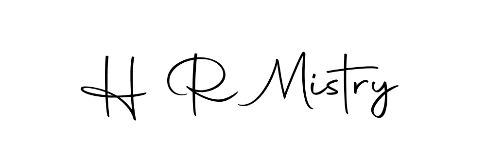 Autography-DOLnW is a professional signature style that is perfect for those who want to add a touch of class to their signature. It is also a great choice for those who want to make their signature more unique. Get H R Mistry name to fancy signature for free. H R Mistry signature style 10 images and pictures png
