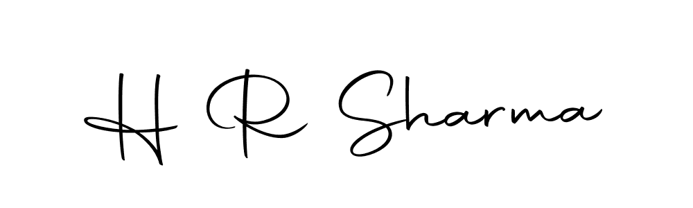 You should practise on your own different ways (Autography-DOLnW) to write your name (H R Sharma) in signature. don't let someone else do it for you. H R Sharma signature style 10 images and pictures png