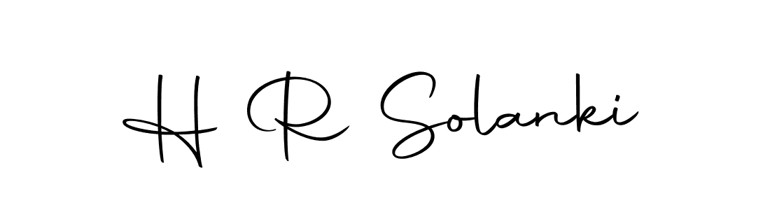 Also we have H R Solanki name is the best signature style. Create professional handwritten signature collection using Autography-DOLnW autograph style. H R Solanki signature style 10 images and pictures png