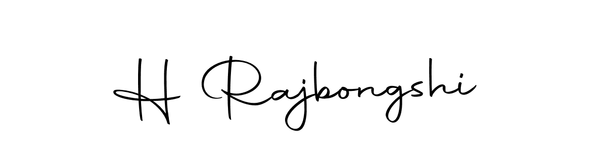 Also we have H Rajbongshi name is the best signature style. Create professional handwritten signature collection using Autography-DOLnW autograph style. H Rajbongshi signature style 10 images and pictures png