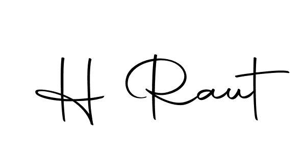 Use a signature maker to create a handwritten signature online. With this signature software, you can design (Autography-DOLnW) your own signature for name H Raut. H Raut signature style 10 images and pictures png