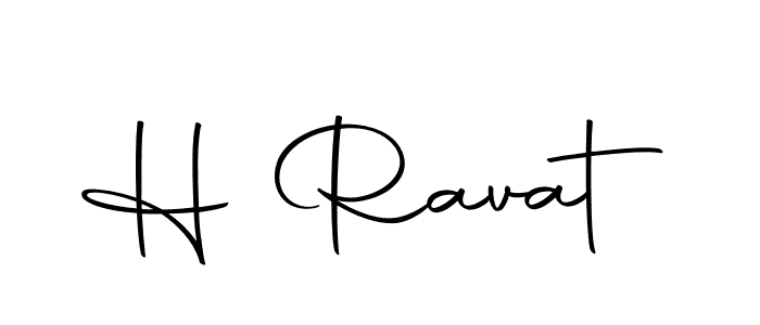 Design your own signature with our free online signature maker. With this signature software, you can create a handwritten (Autography-DOLnW) signature for name H Ravat. H Ravat signature style 10 images and pictures png