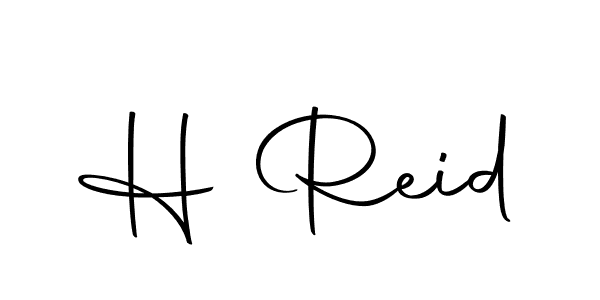 How to make H Reid signature? Autography-DOLnW is a professional autograph style. Create handwritten signature for H Reid name. H Reid signature style 10 images and pictures png