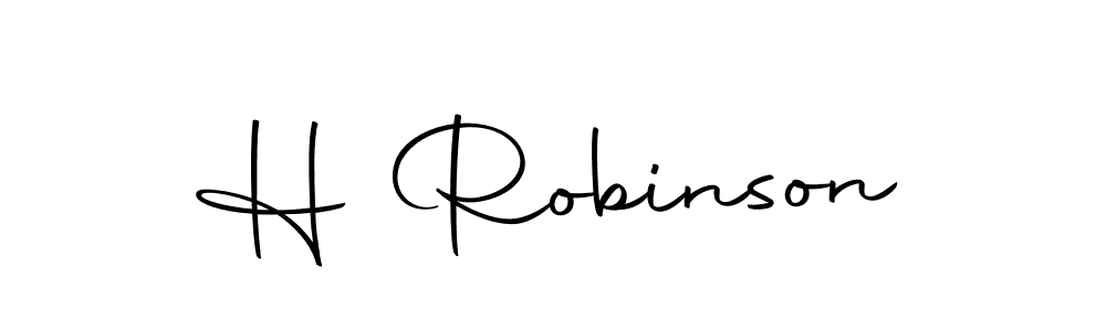 Create a beautiful signature design for name H Robinson. With this signature (Autography-DOLnW) fonts, you can make a handwritten signature for free. H Robinson signature style 10 images and pictures png