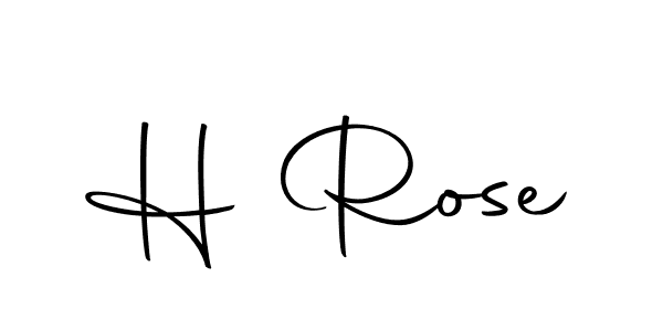 You should practise on your own different ways (Autography-DOLnW) to write your name (H Rose) in signature. don't let someone else do it for you. H Rose signature style 10 images and pictures png