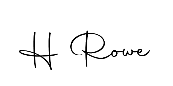 H Rowe stylish signature style. Best Handwritten Sign (Autography-DOLnW) for my name. Handwritten Signature Collection Ideas for my name H Rowe. H Rowe signature style 10 images and pictures png