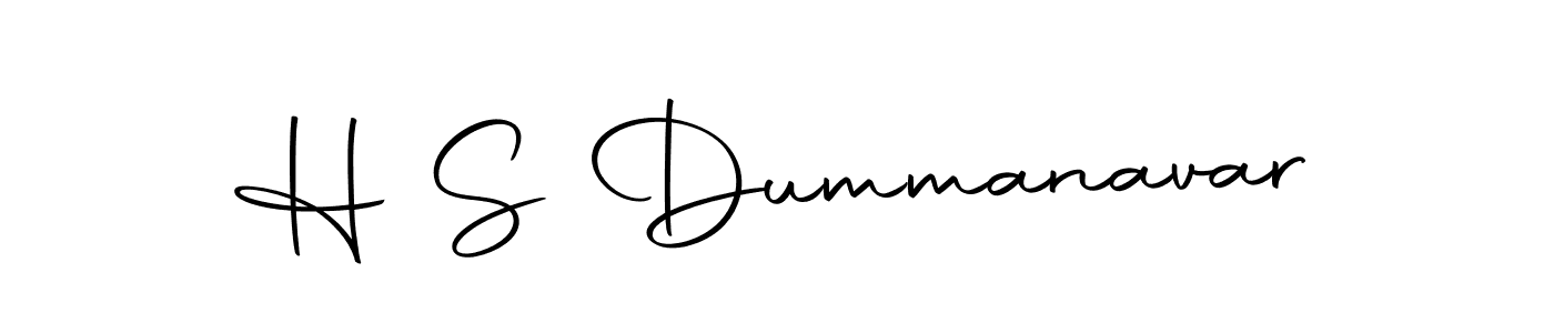Use a signature maker to create a handwritten signature online. With this signature software, you can design (Autography-DOLnW) your own signature for name H S Dummanavar. H S Dummanavar signature style 10 images and pictures png