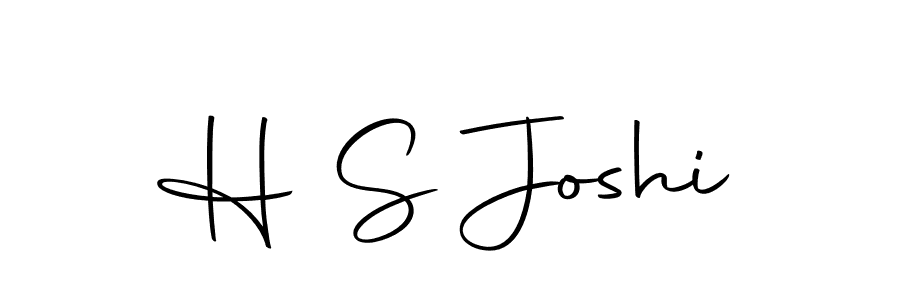 Design your own signature with our free online signature maker. With this signature software, you can create a handwritten (Autography-DOLnW) signature for name H S Joshi. H S Joshi signature style 10 images and pictures png