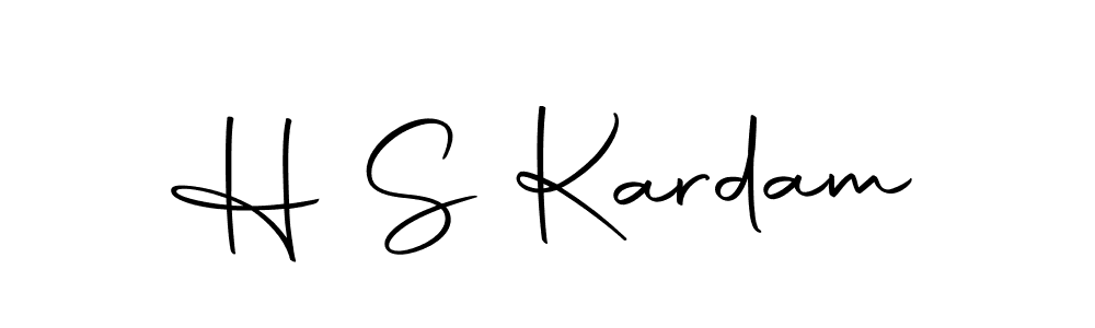 Make a beautiful signature design for name H S Kardam. Use this online signature maker to create a handwritten signature for free. H S Kardam signature style 10 images and pictures png