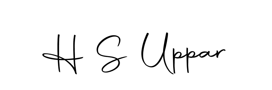 Make a beautiful signature design for name H S Uppar. With this signature (Autography-DOLnW) style, you can create a handwritten signature for free. H S Uppar signature style 10 images and pictures png