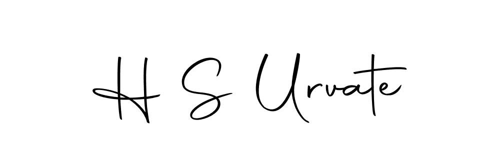 This is the best signature style for the H S Urvate name. Also you like these signature font (Autography-DOLnW). Mix name signature. H S Urvate signature style 10 images and pictures png