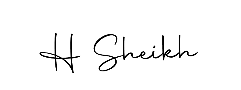 Similarly Autography-DOLnW is the best handwritten signature design. Signature creator online .You can use it as an online autograph creator for name H Sheikh. H Sheikh signature style 10 images and pictures png
