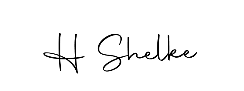 Use a signature maker to create a handwritten signature online. With this signature software, you can design (Autography-DOLnW) your own signature for name H Shelke. H Shelke signature style 10 images and pictures png