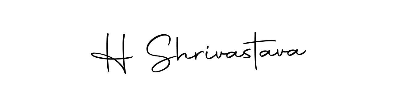 Design your own signature with our free online signature maker. With this signature software, you can create a handwritten (Autography-DOLnW) signature for name H Shrivastava. H Shrivastava signature style 10 images and pictures png