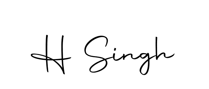 How to make H Singh name signature. Use Autography-DOLnW style for creating short signs online. This is the latest handwritten sign. H Singh signature style 10 images and pictures png