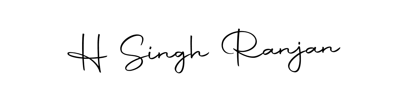 Make a beautiful signature design for name H Singh Ranjan. With this signature (Autography-DOLnW) style, you can create a handwritten signature for free. H Singh Ranjan signature style 10 images and pictures png