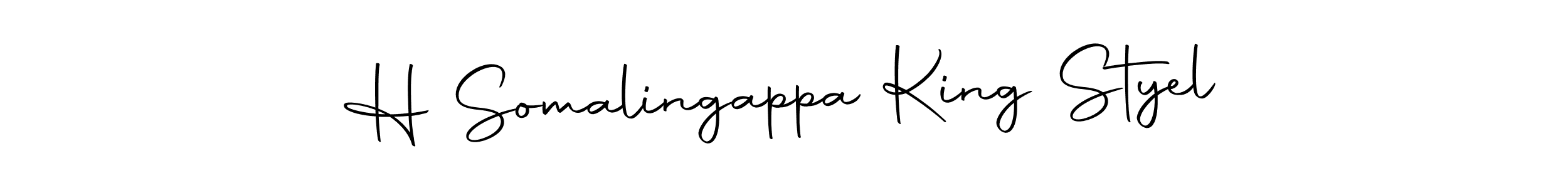It looks lik you need a new signature style for name H Somalingappa King Styel. Design unique handwritten (Autography-DOLnW) signature with our free signature maker in just a few clicks. H Somalingappa King Styel signature style 10 images and pictures png