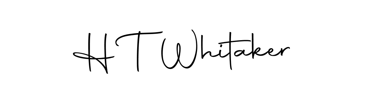 The best way (Autography-DOLnW) to make a short signature is to pick only two or three words in your name. The name H T Whitaker include a total of six letters. For converting this name. H T Whitaker signature style 10 images and pictures png