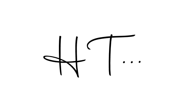 Make a beautiful signature design for name H T.... Use this online signature maker to create a handwritten signature for free. H T... signature style 10 images and pictures png