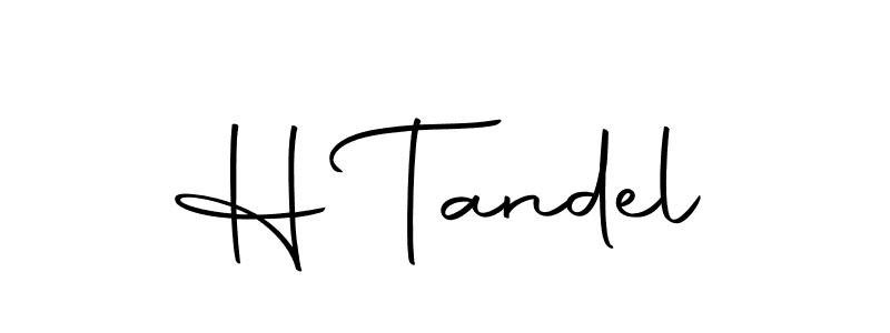 Use a signature maker to create a handwritten signature online. With this signature software, you can design (Autography-DOLnW) your own signature for name H Tandel. H Tandel signature style 10 images and pictures png