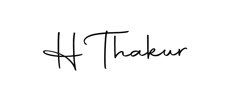 Design your own signature with our free online signature maker. With this signature software, you can create a handwritten (Autography-DOLnW) signature for name H Thakur. H Thakur signature style 10 images and pictures png