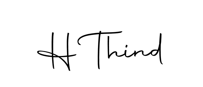 Use a signature maker to create a handwritten signature online. With this signature software, you can design (Autography-DOLnW) your own signature for name H Thind. H Thind signature style 10 images and pictures png