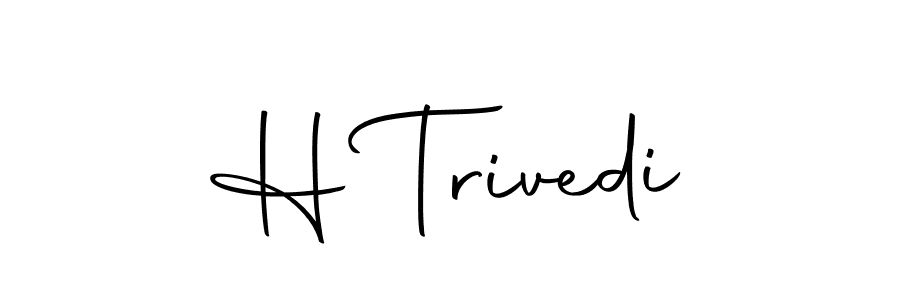 You can use this online signature creator to create a handwritten signature for the name H Trivedi. This is the best online autograph maker. H Trivedi signature style 10 images and pictures png