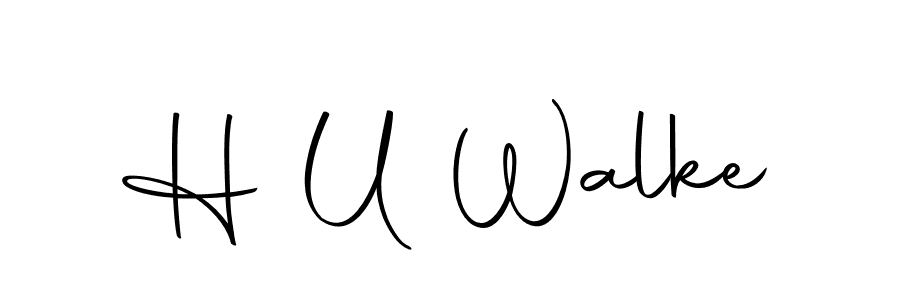 Design your own signature with our free online signature maker. With this signature software, you can create a handwritten (Autography-DOLnW) signature for name H U Walke. H U Walke signature style 10 images and pictures png
